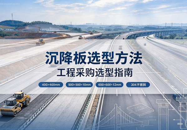 静乐沉降板选择方法